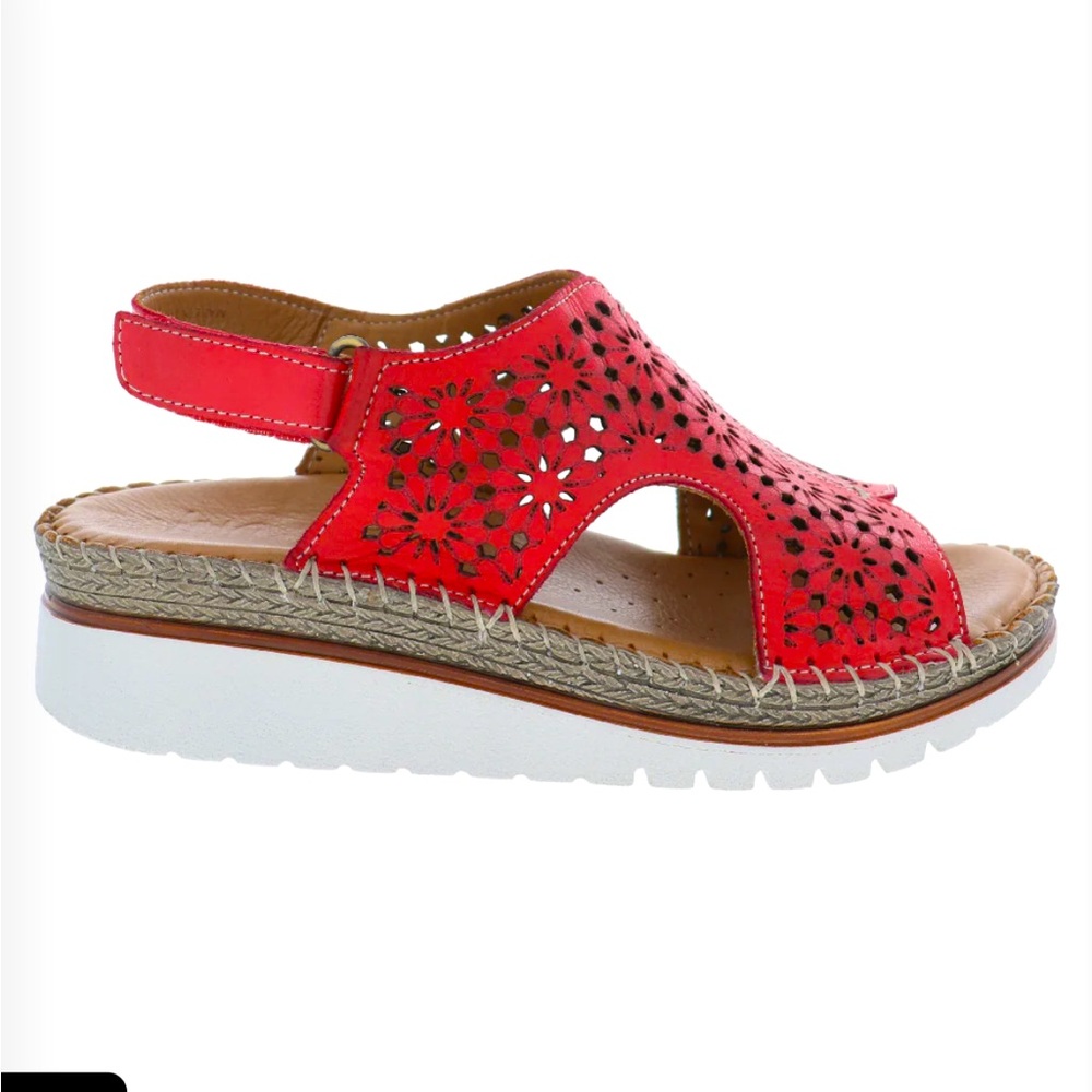 Inca. Penny sandals. Brand new. Super comfortable great bright color of red.